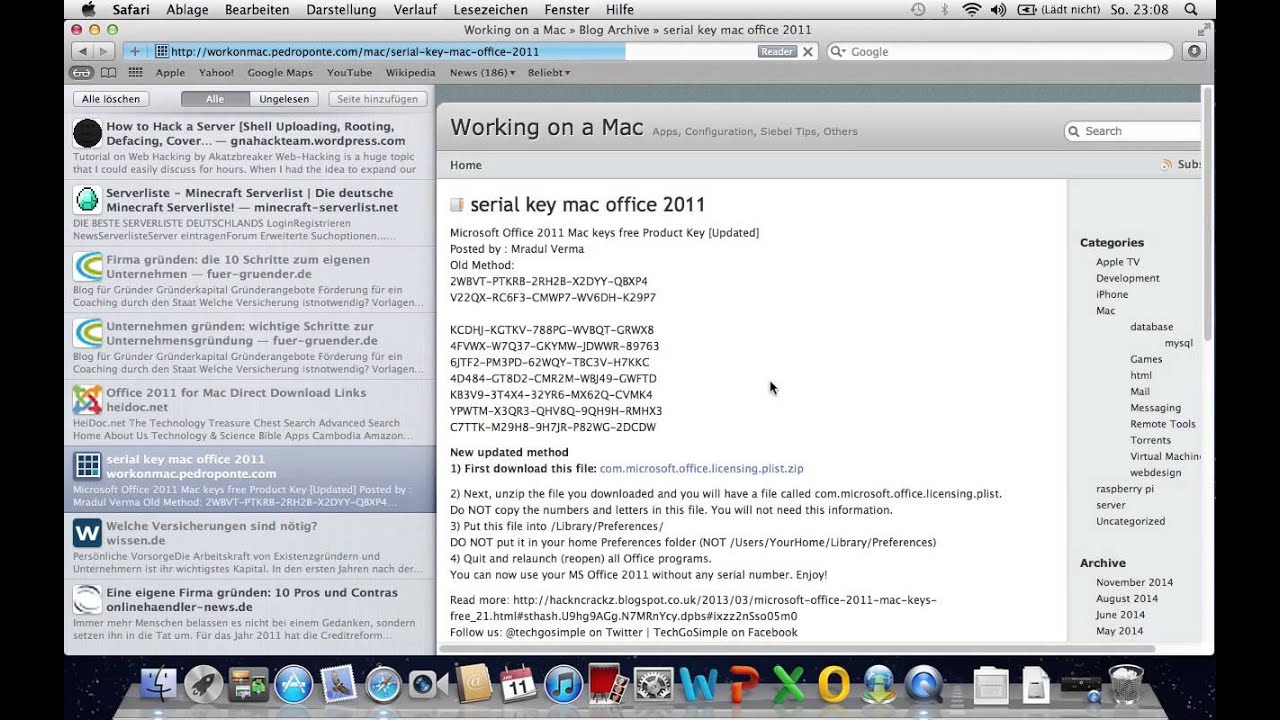 update microsoft office for mac 2011